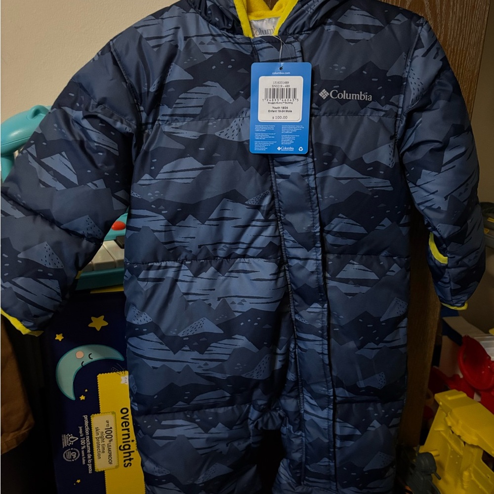 Columbia Navy and Gray Snowsuit